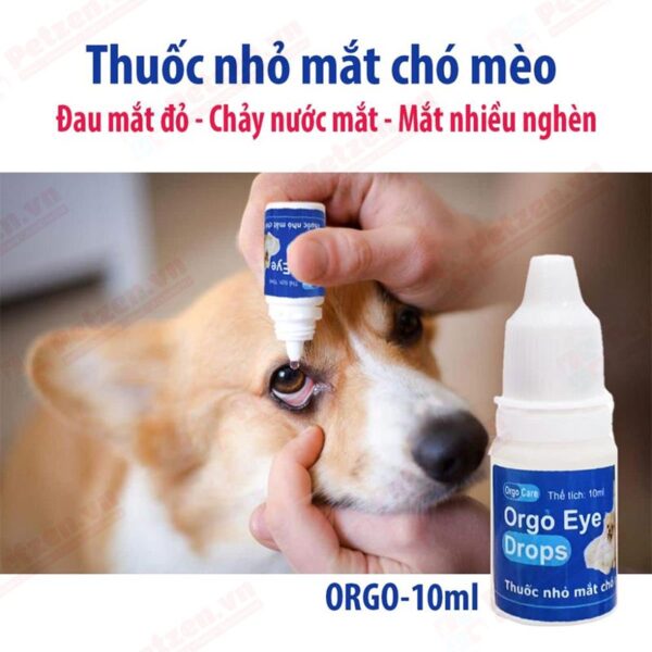 Thuốc nhỏ mắt Orgo cho chó mèo chai 10ml